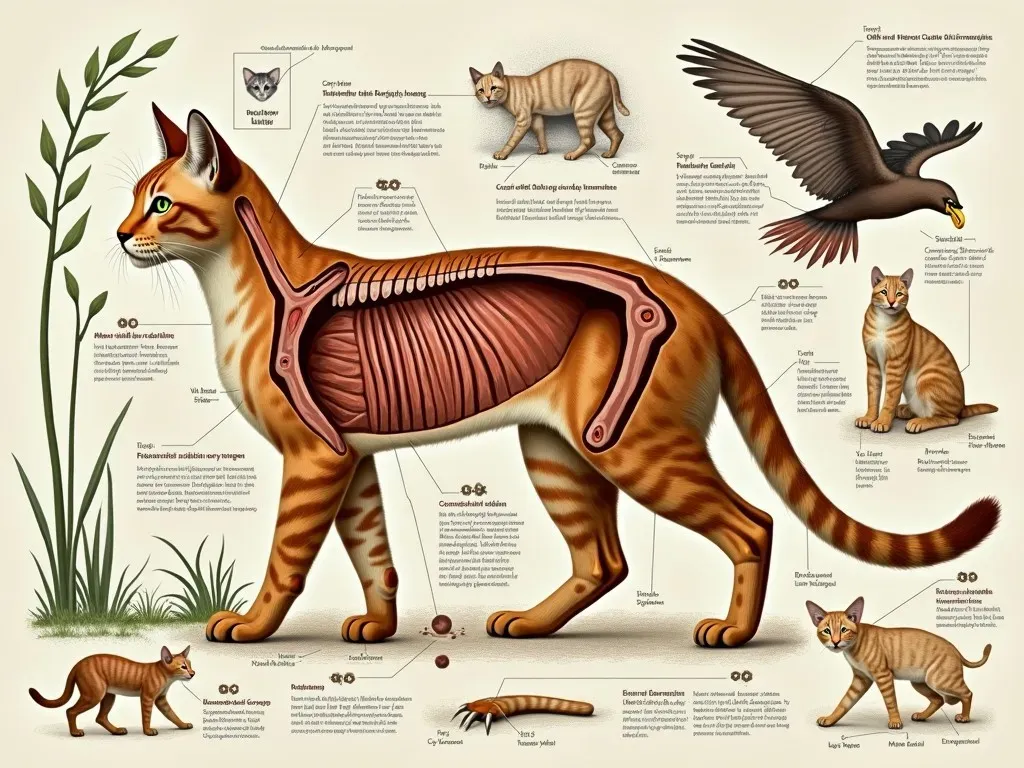 Anatomie einer Katze