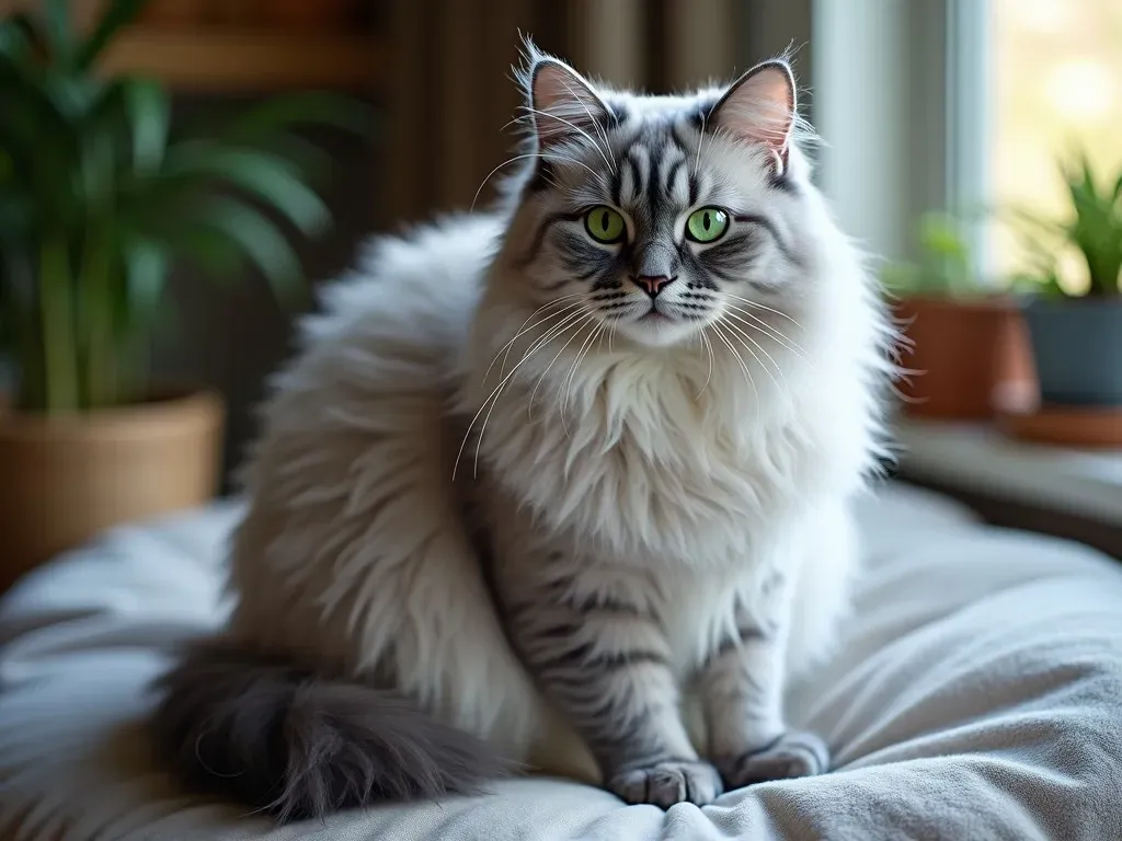 Graue Katze Rasse - Nebelung