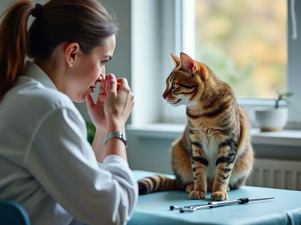 Katze erbricht Würmer