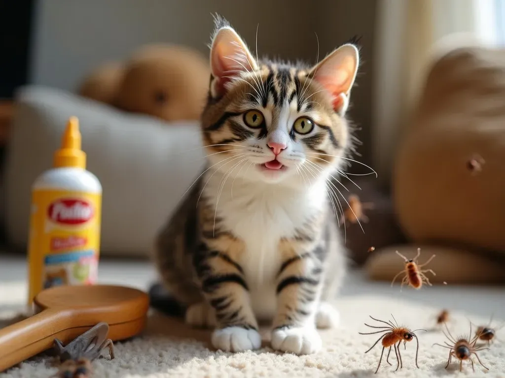 Flöhe bei Katzen: Wie Sie Flöhe erkennen, bekämpfen und Ihre Katze schützen können!