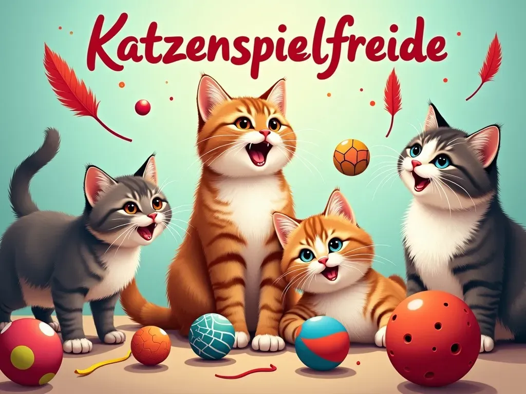 Katzenspielfreude