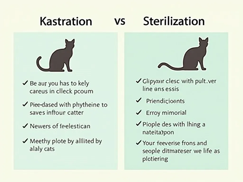 Unterschied zwischen Kastration und Sterilisation